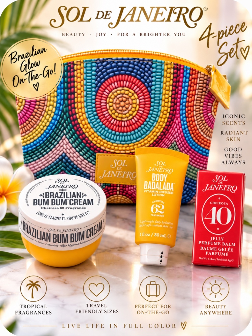 Sol de Janeiro Set of 4 NWT